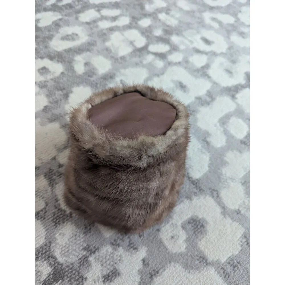 The Bon Marche Vintage Genuine Mink Fur Hat
